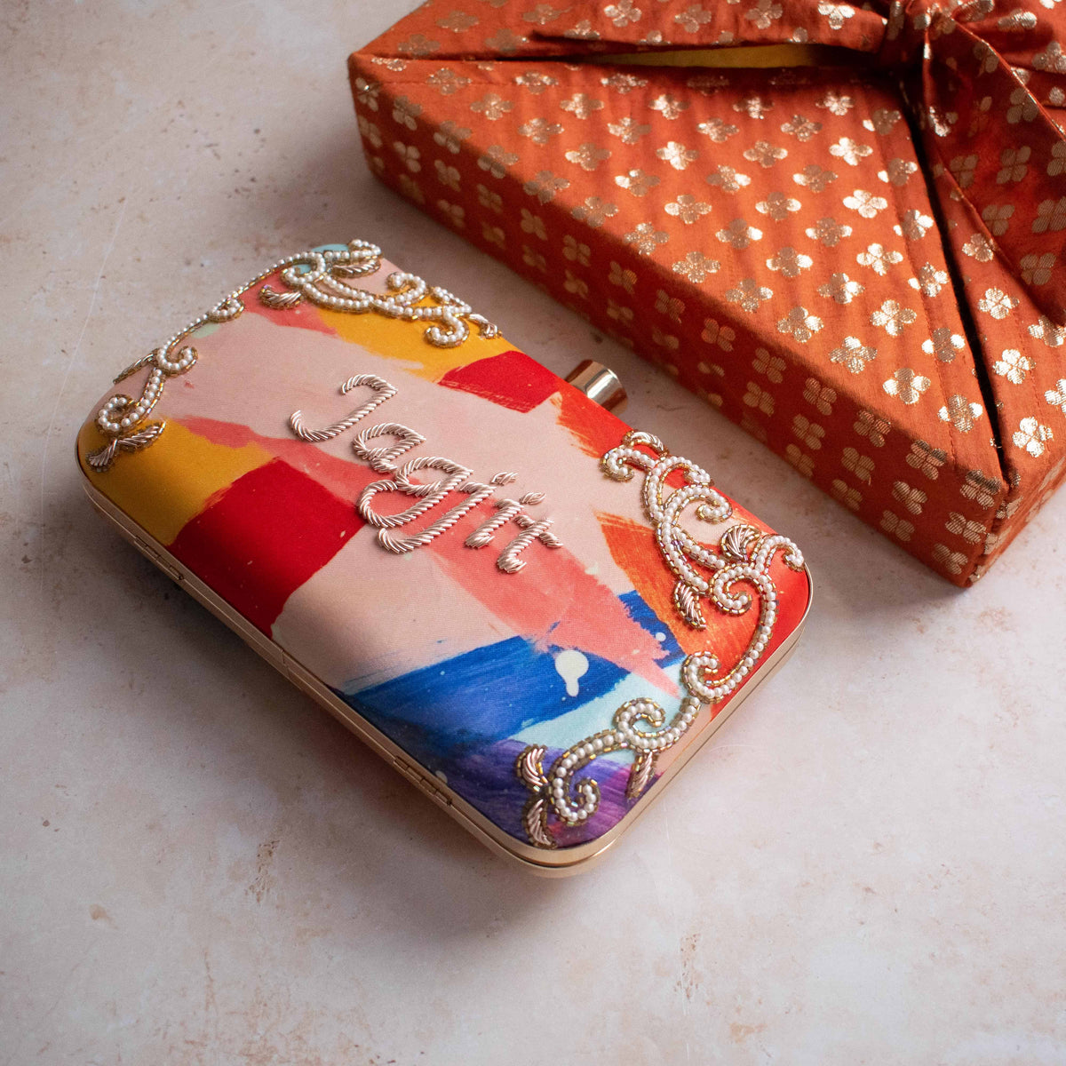 PRE-ORDER - Multi-Colour Personalised Clutch