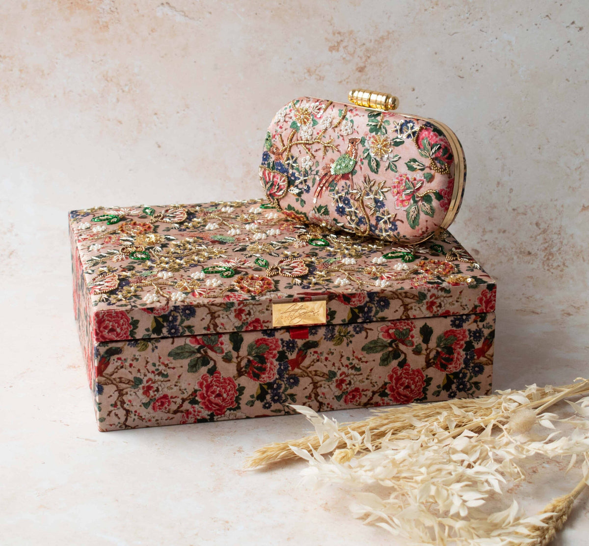PRE-ORDER - MUMBAI DREAMS TROUSSEAU BOX (Nude Pink)
