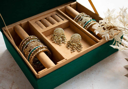 PRE-ORDER - Taj Mahal Trousseau Box (Emerald Green)