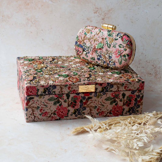 PRE-ORDER - MUMBAI DREAMS TROUSSEAU BOX (Nude Pink)