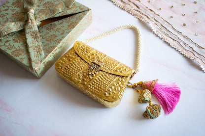 Layla (Gold Brass Clutch)