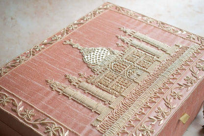 PRE-ORDER - Taj Mahal Trousseau Box (Peach)