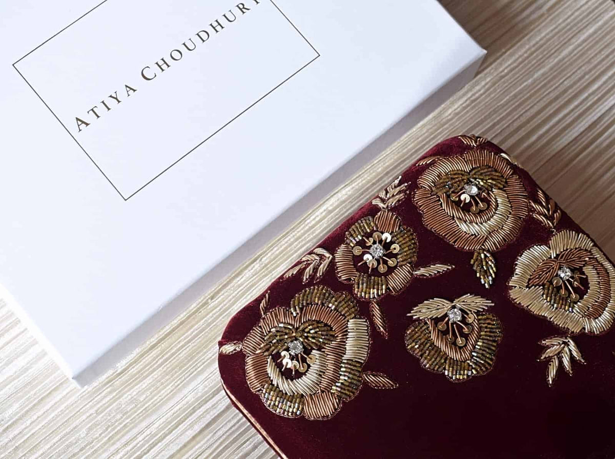 PRE-ORDER - Reham (Maroon Velvet)