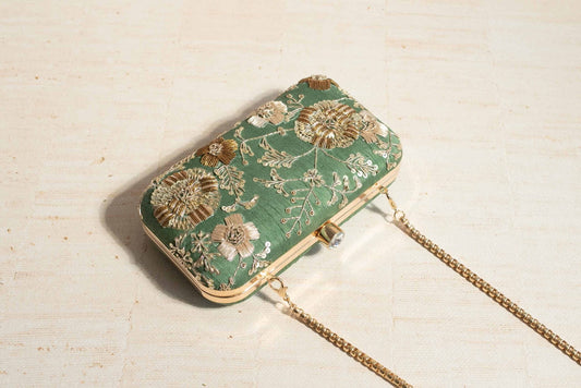 PRE-ORDER- ANAYA (Palace Green Silk)