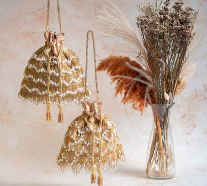 Amaya Potli Bag (Gold)
