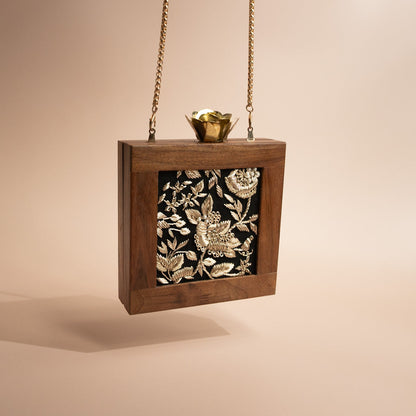 Dhaka Wooden Clutch