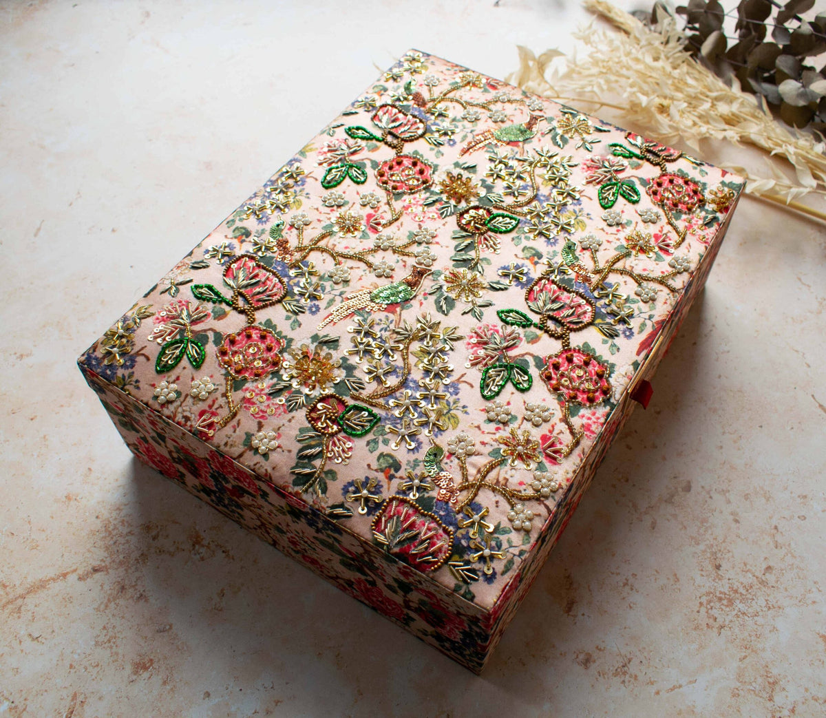 PRE-ORDER - MUMBAI DREAMS TROUSSEAU BOX (Nude Pink)