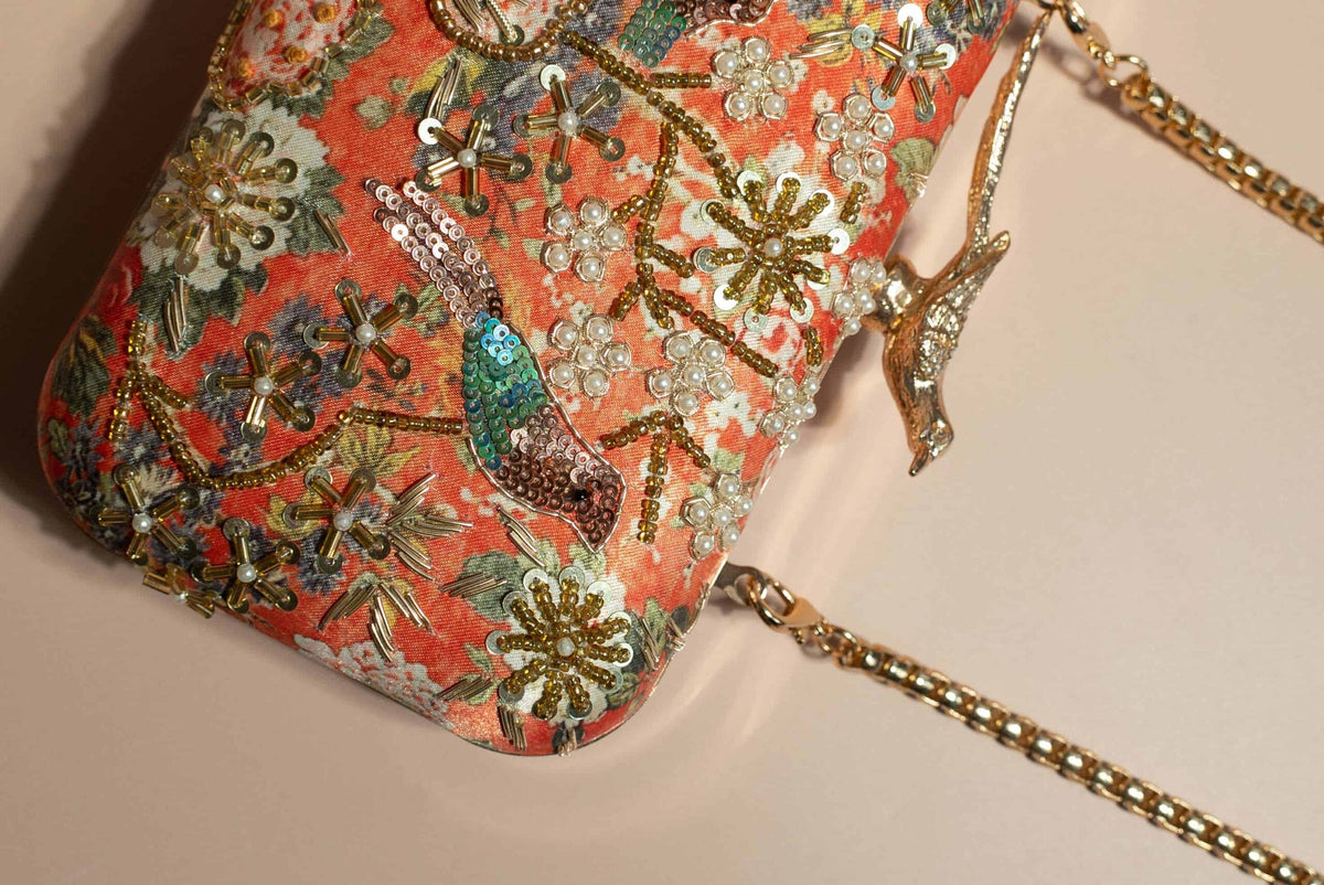 PRE-ORDER - MUMBAI DREAMS (Orange) - Bird Clasp