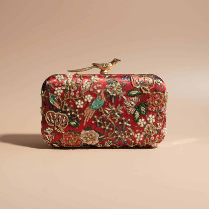 PRE-ORDER - MUMBAI DREAMS (Red) - Bird Clasp
