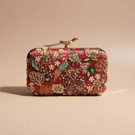 PRE-ORDER - MUMBAI DREAMS (Red) - Bird Clasp