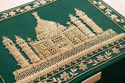 PRE-ORDER - Taj Mahal Trousseau Box (Emerald Green)