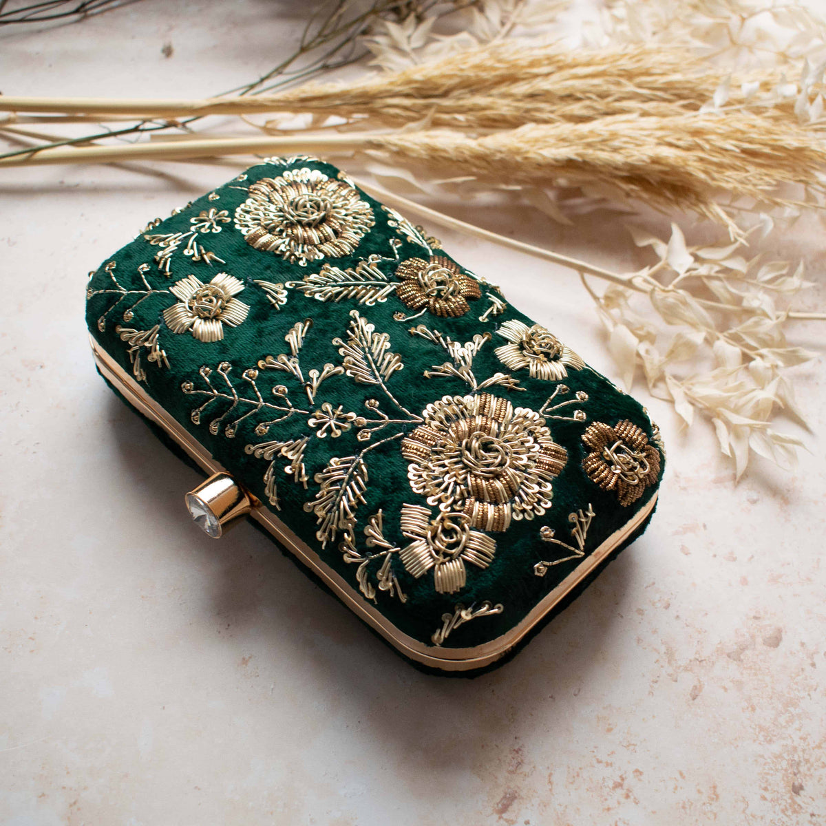 PRE-ORDER - ANAYA - Bottle Green Velvet