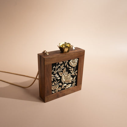 Dhaka Wooden Clutch