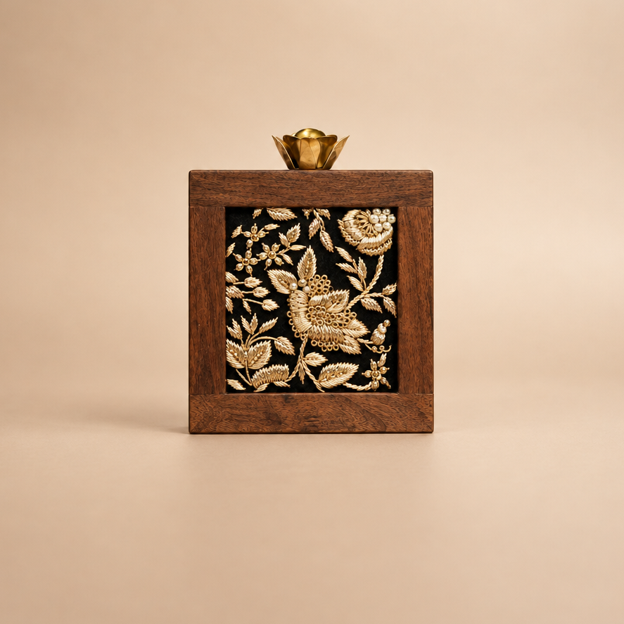 Dhaka Wooden Clutch