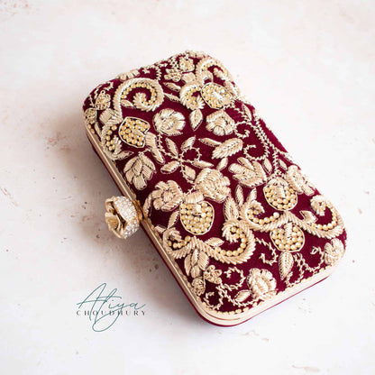 PRE-ORDER - BARAAT (Maroon Velvet)