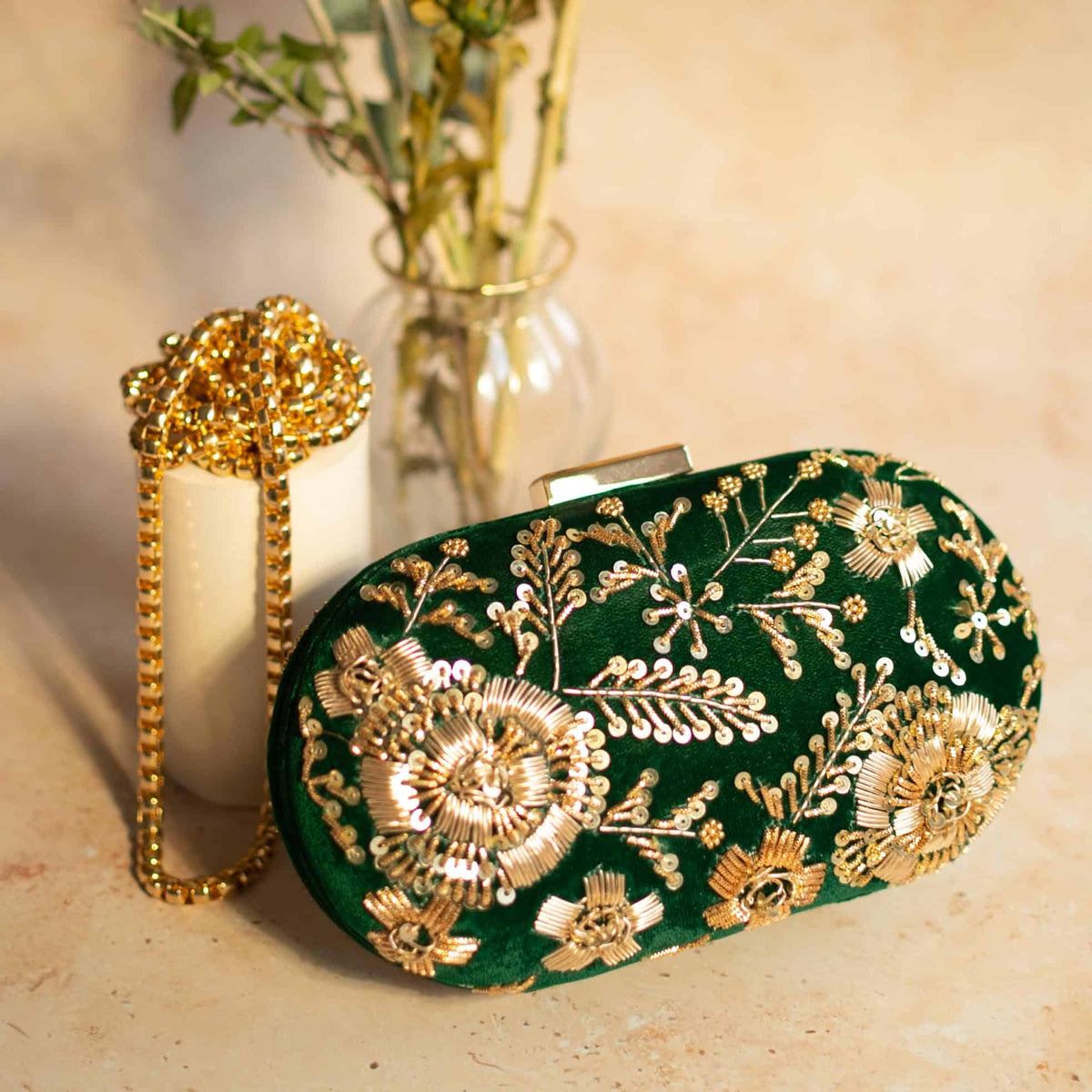 PRE-ORDER - ANAYA - Emerald Green Velvet