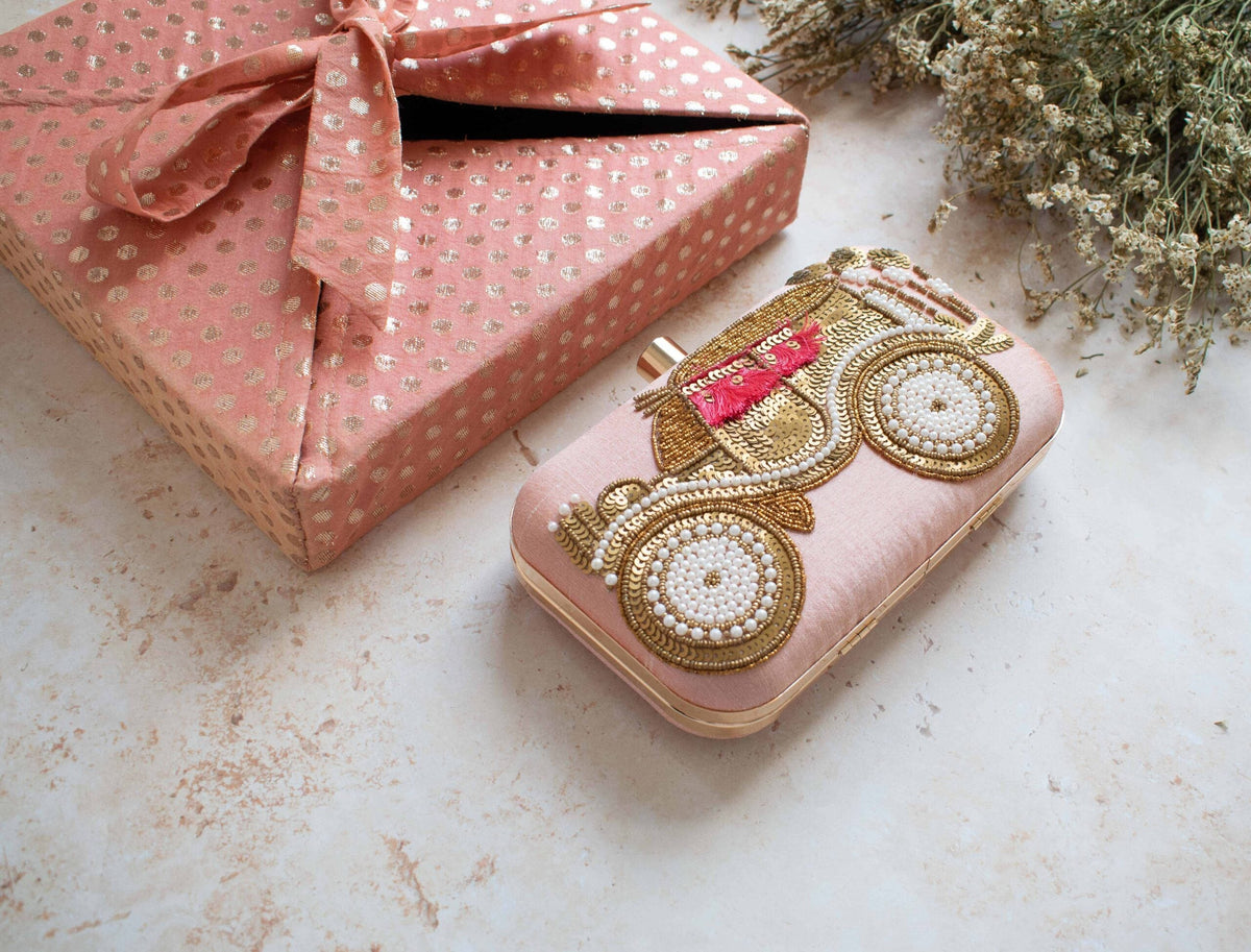 PRE-ORDER - Baraat Car (Peach Pink)