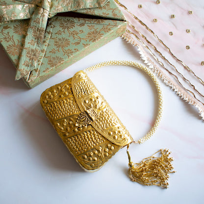 Layla (Gold Brass Clutch)