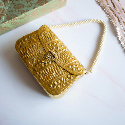 Layla (Gold Brass Clutch)