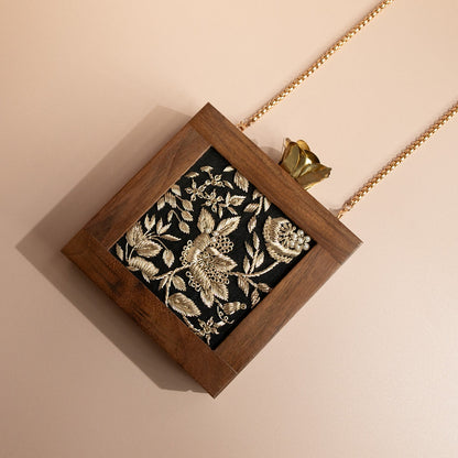 Dhaka Wooden Clutch
