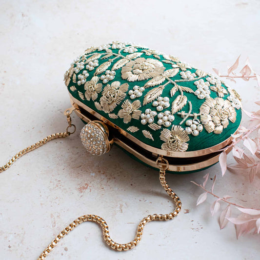 PRE-ORDER - Asha - Oval (Emerald Green)