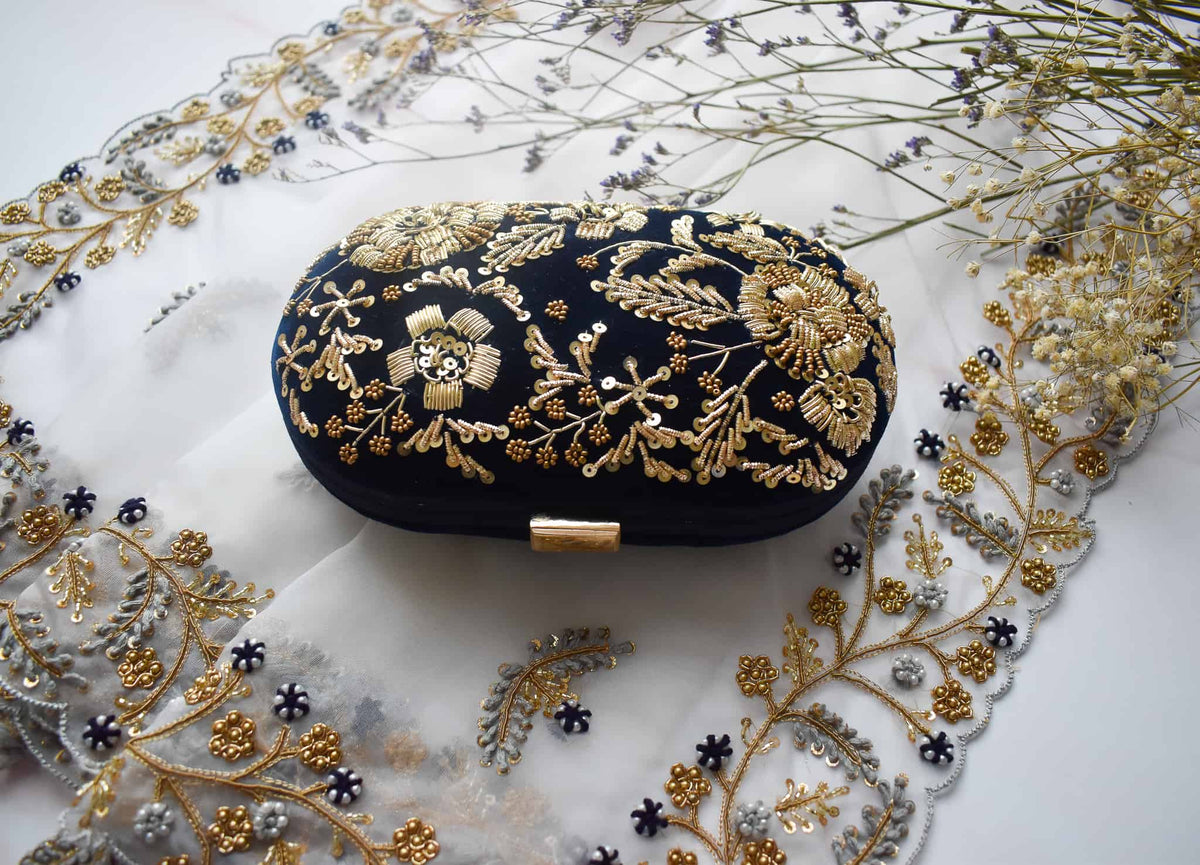PRE-ORDER - Anaya (Navy Blue Velvet)