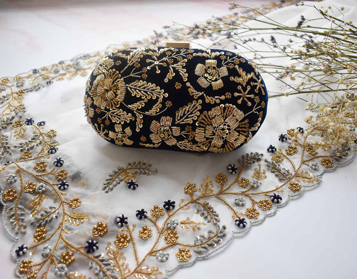 PRE-ORDER - Anaya (Navy Blue Velvet)