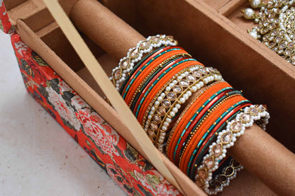 PRE-ORDER - Mumbai Dreams Trousseau Box (Orange)