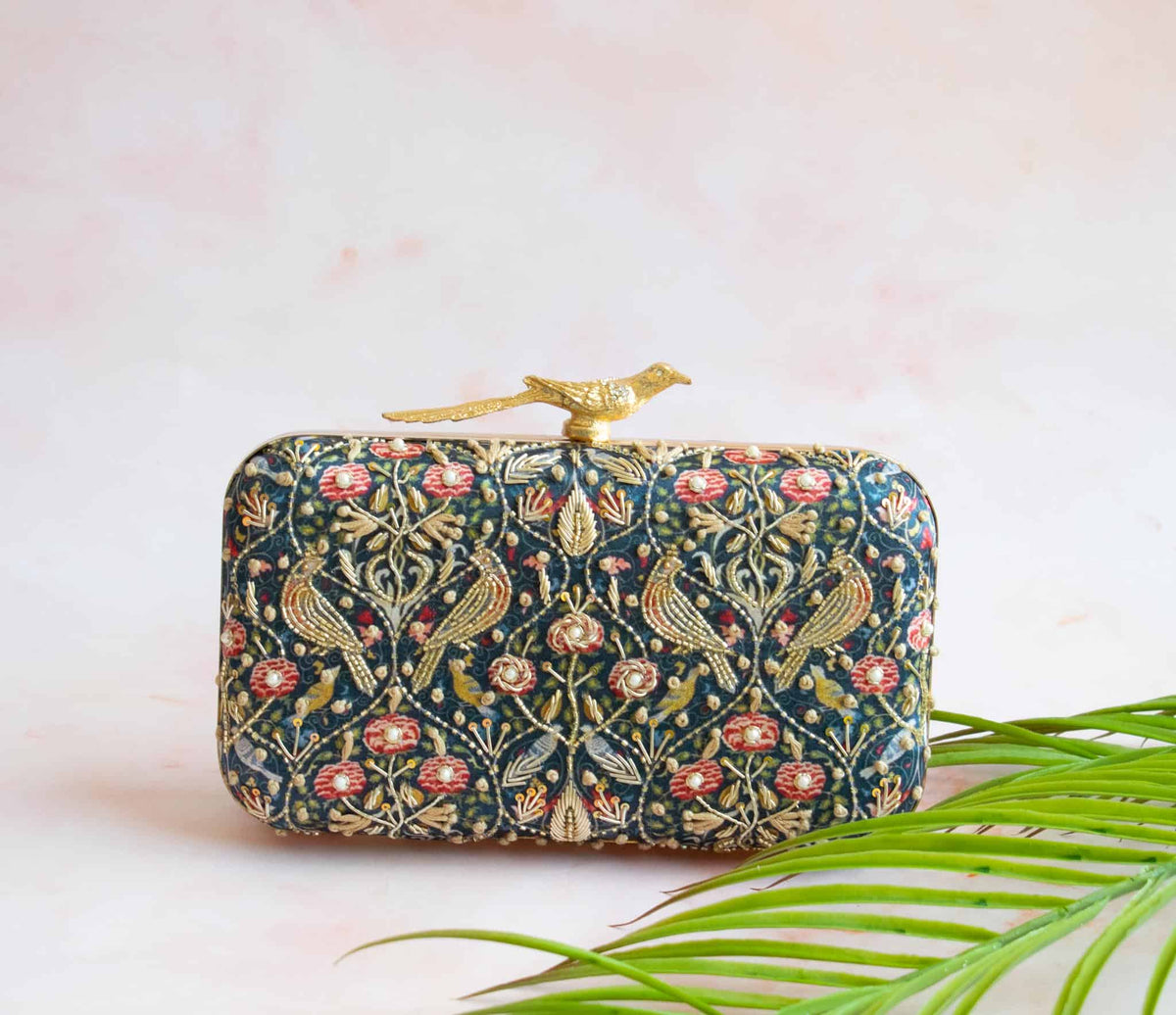 PRE-ORDER - Blue Jaipur (Bird Clasp)