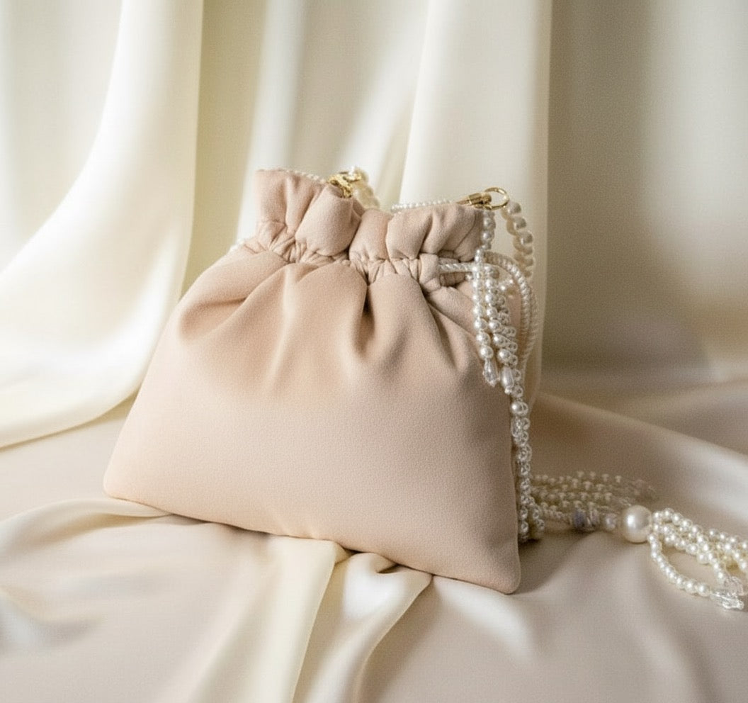 Emelia Potli Bag (Nude Pink)