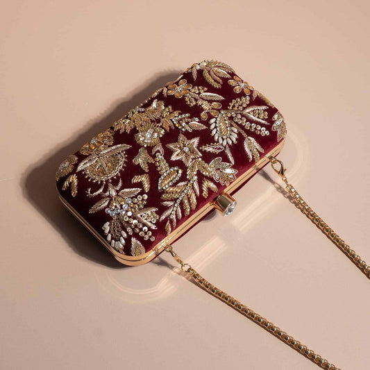PRE-ORDER - Jaslin (Maroon Velvet)