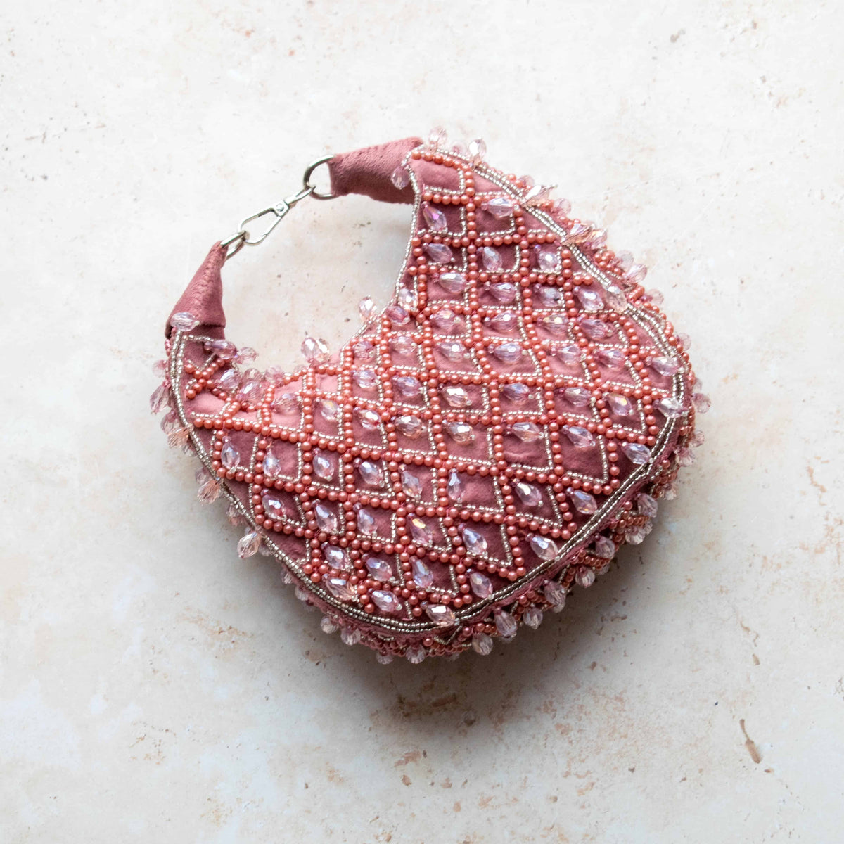 PRE-ORDER - Tala Handbag (Dusky Pink Suede)