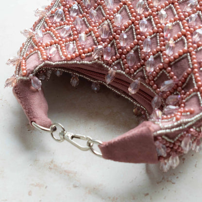 PRE-ORDER - Tala Handbag (Dusky Pink Suede)