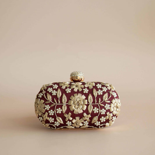 PRE-ORDER - Asha - Oval (Maroon)