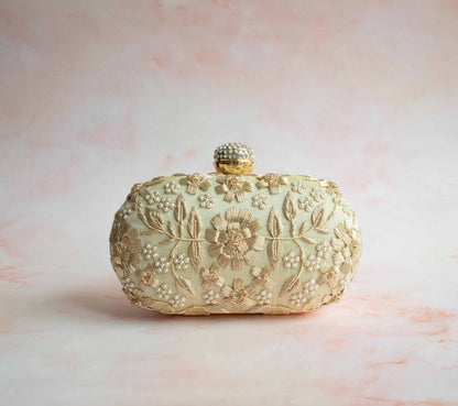 Asha - Oval (Golden Cream)