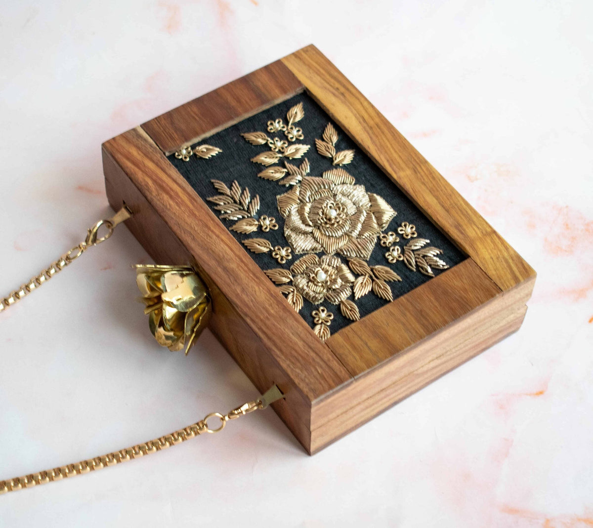 Jaipur Wooden Clutch