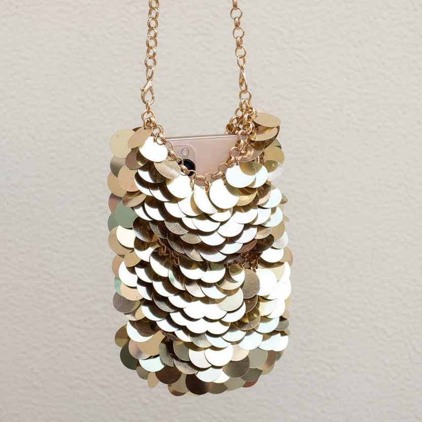 Amara Sequin Clutch