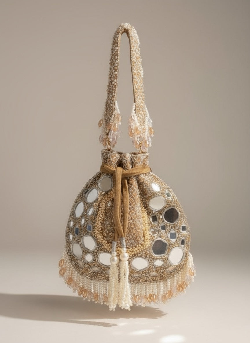 Mirror Glow Potli Bag