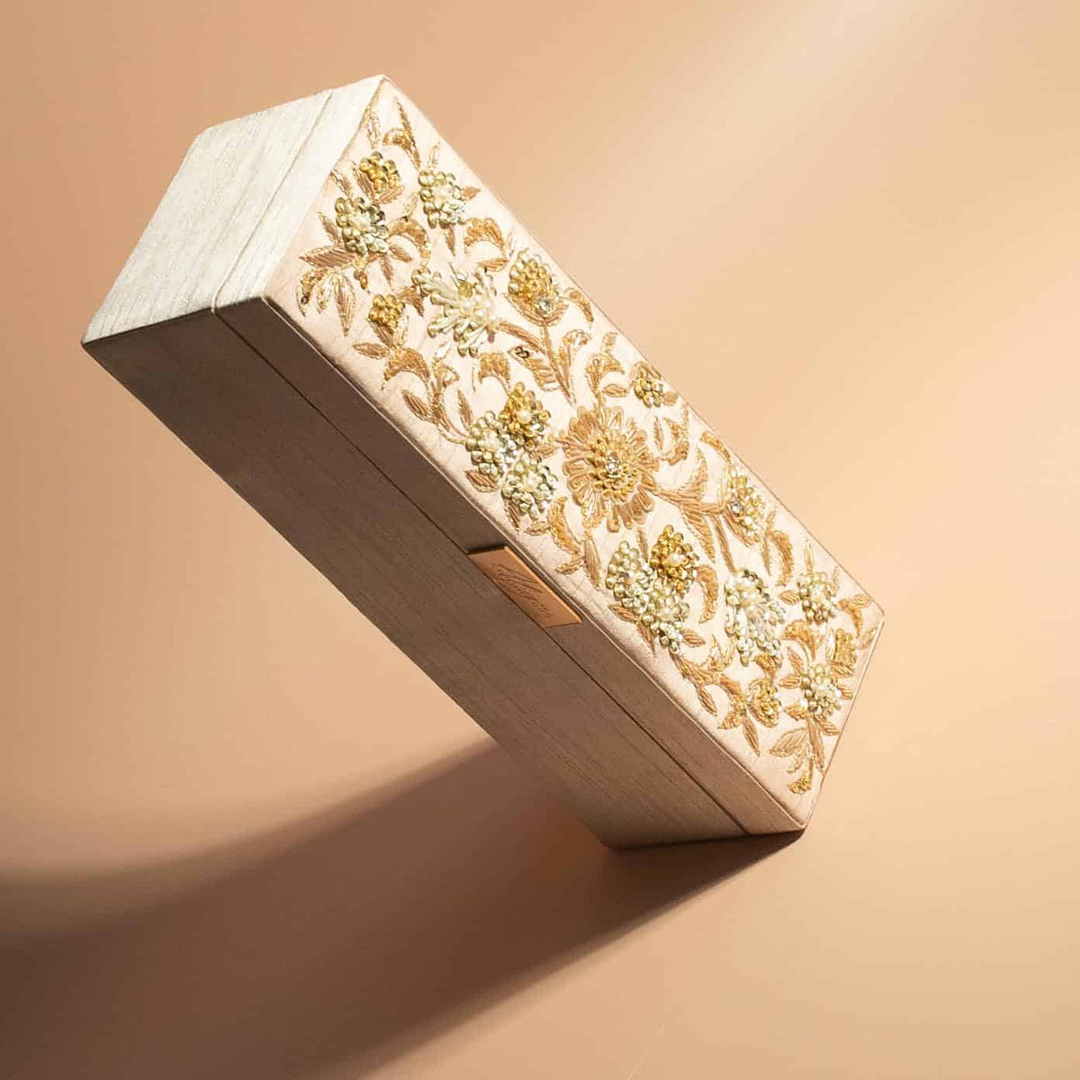 PRE-ORDER / MEENA Bangle Box (Nude Pink Silk)