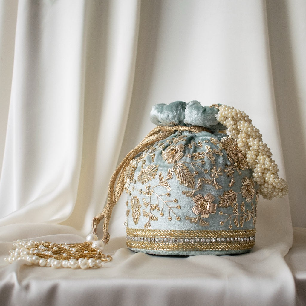 Anaya Potli Bag (Mint Velvet)