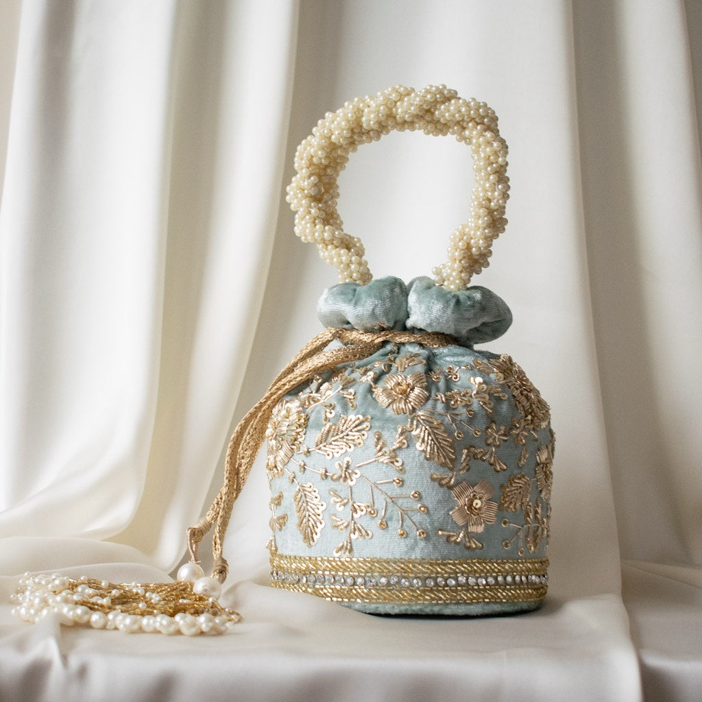 Anaya Potli Bag (Mint Velvet)