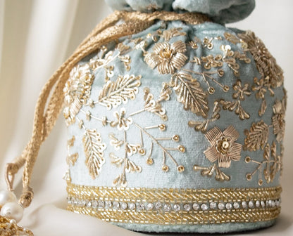 Anaya Potli Bag (Mint Velvet)