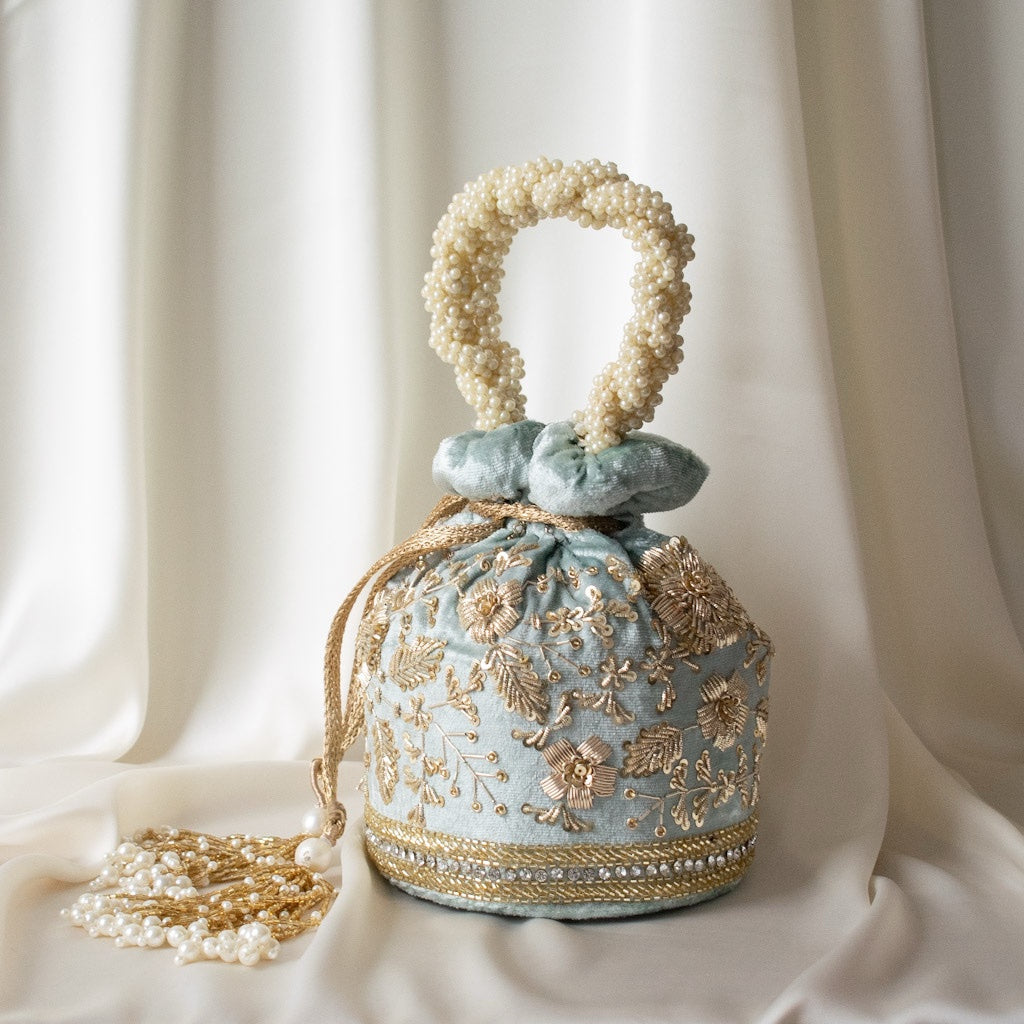 Anaya Potli Bag (Mint Velvet)