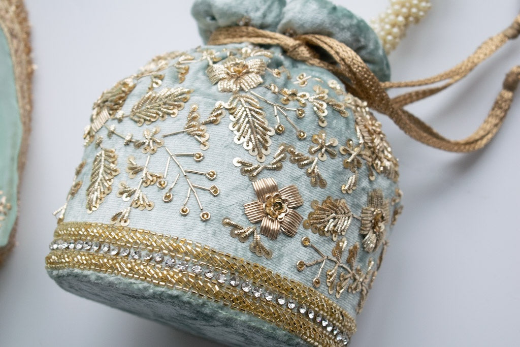 Anaya Potli Bag (Mint Velvet)