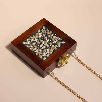 PRE-ORDER - Mumbai Wooden Clutch
