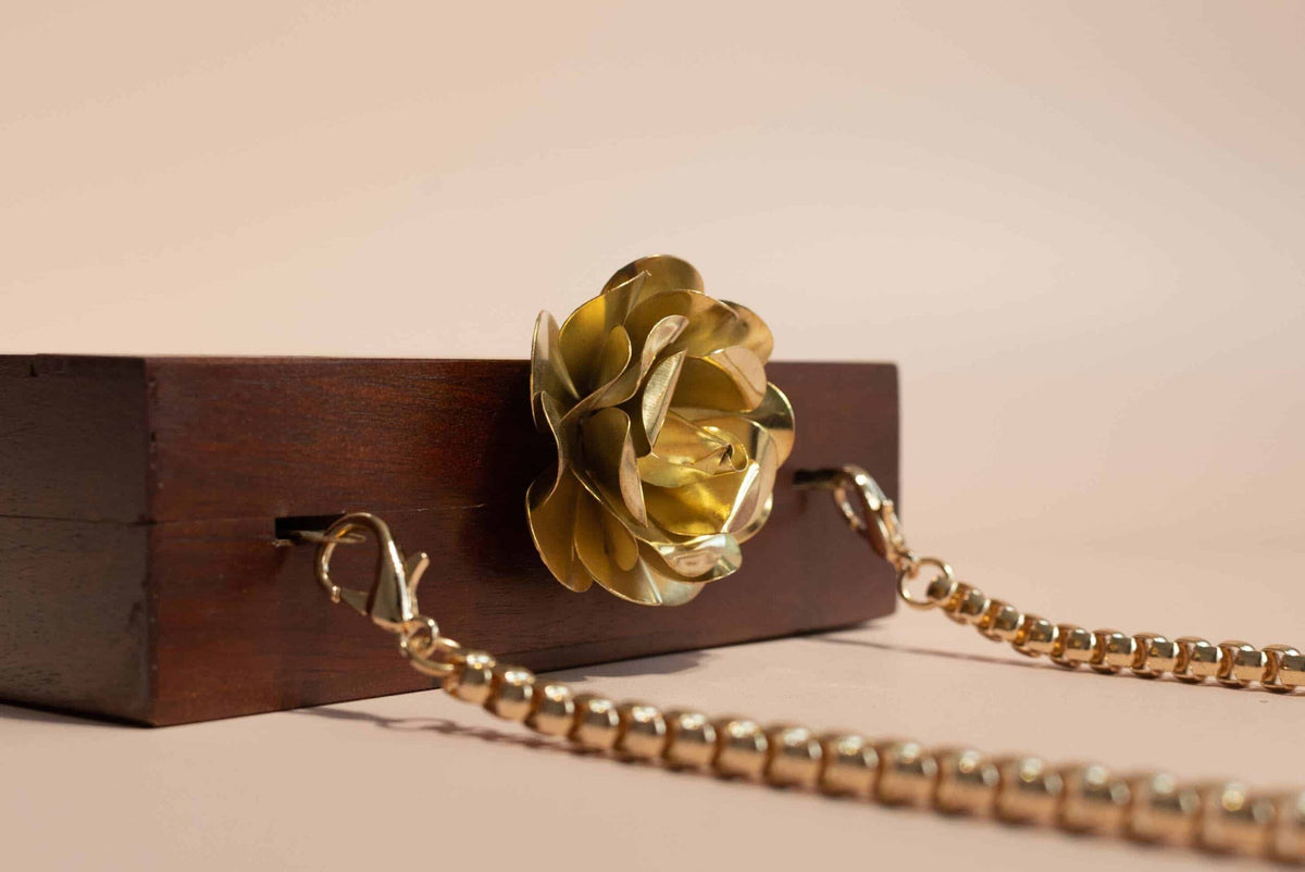 PRE-ORDER - Mumbai Wooden Clutch