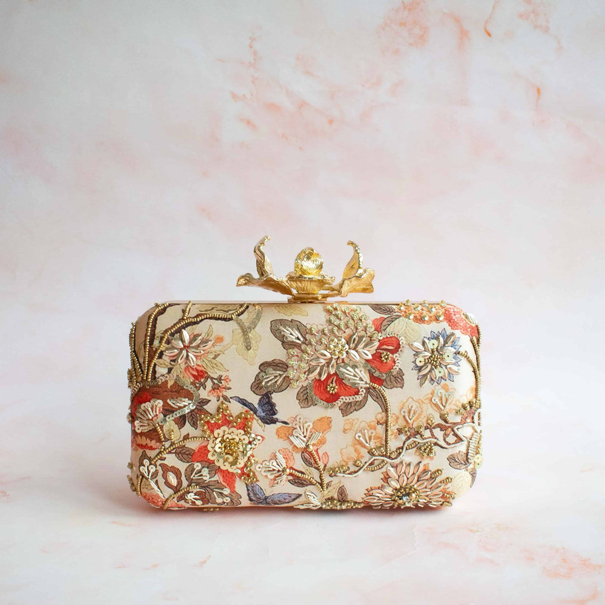 PRE-ORDER - Romantic Floral Clutch