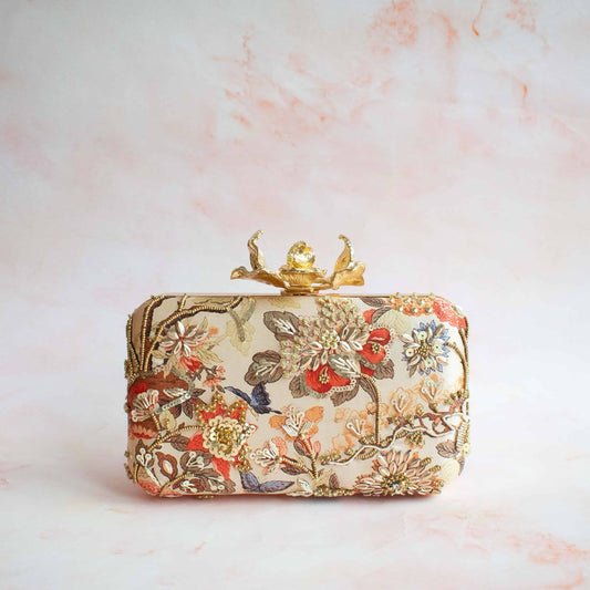 PRE-ORDER - Romantic Floral Clutch