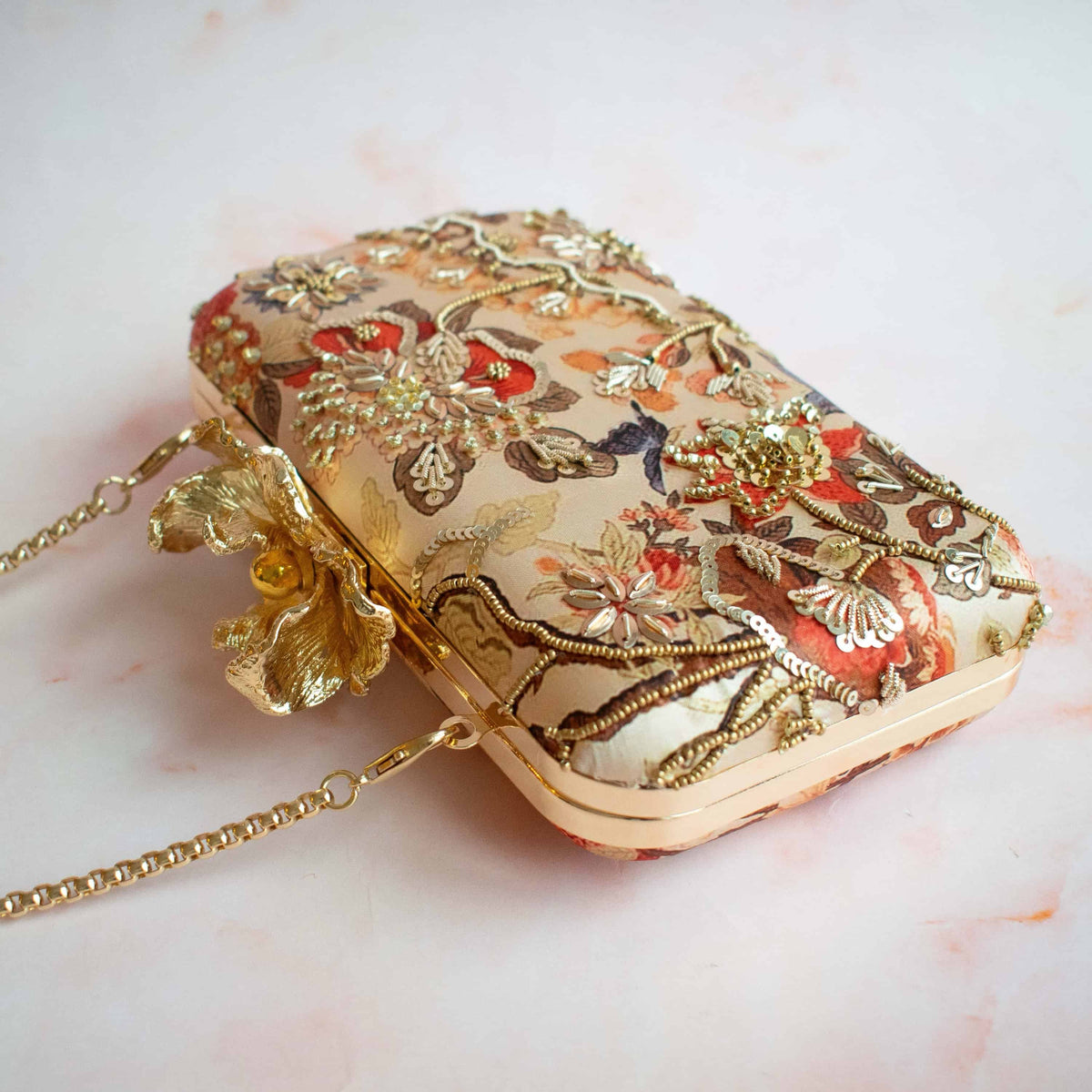 PRE-ORDER - Romantic Floral Clutch