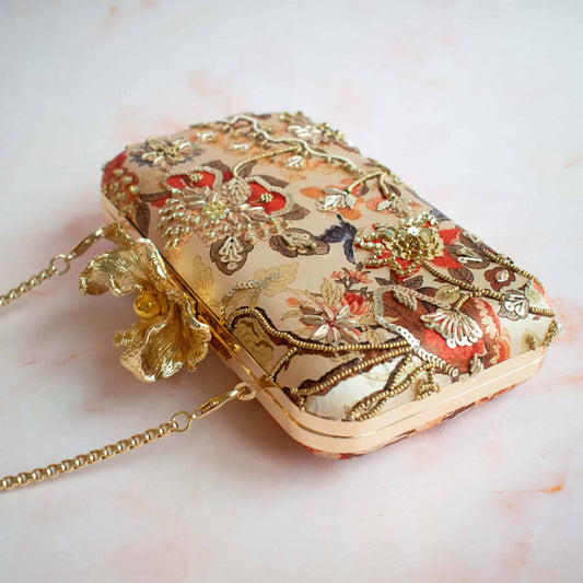 PRE-ORDER - Romantic Floral Clutch
